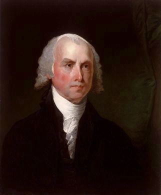 James Madison<br>Fourth President of the United States image. Click for full size.