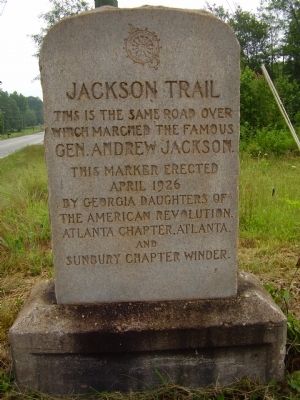 Jackson Trail Marker image. Click for full size.