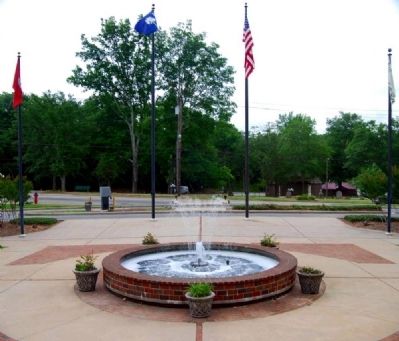 Williamston Municipal Center Fountain image. Click for full size.