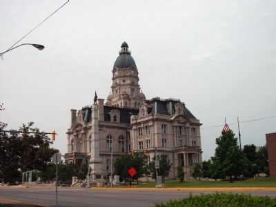 North / East Corner - - Vigo County Courthouse image. Click for full size.