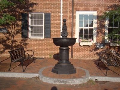 Charlottesville's Watering Fountain image. Click for full size.