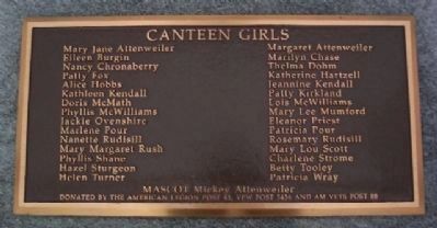 Canteen Girls Marker image. Click for full size.