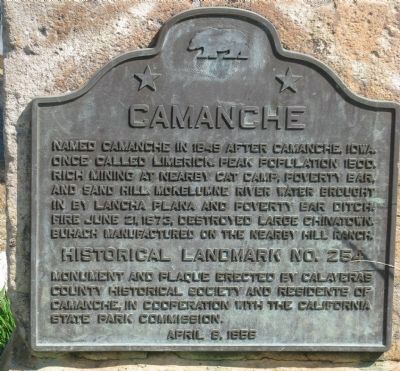 Camanche - Upper Marker image. Click for full size.