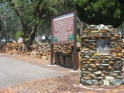 Copperopolis Cemetery Marker. Click for full size. Copperopolis Cemetery Marker image. Click for full size.