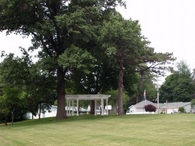Wide View - - The 'Pergola' on the North Lawn.. Click for full size. Wide View - - The 'Pergola' on the North Lawn. image. Click for full size.