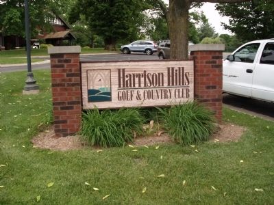 Sign - - Harrison Hills Country Club. Click for full size. Sign - - Harrison Hills Country Club image. Click for full size.