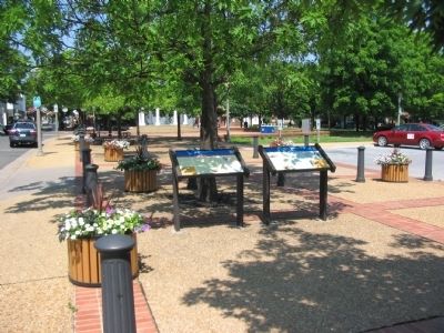 Markers at the Front Royal Visitor Center. Click for full size. Markers at the Front Royal Visitor Center image. Click for full size.