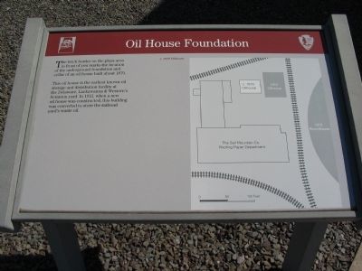 Oil House Foundation Marker image. Click for full size.