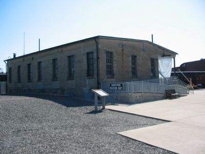 Oil House and Foundation Marker image. Click for full size.