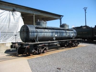 A Tank Car beside the Oil House image. Click for full size.