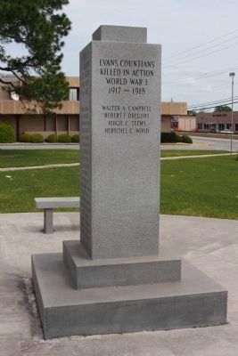 Dedicated to All Who Served Marker, west face. Click for full size. Dedicated to All Who Served Marker, west face image. Click for full size.