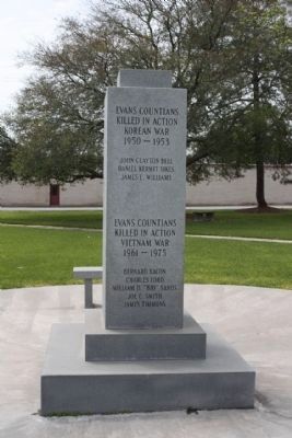 Dedicated to All Who Served Marker, east face. Click for full size. Dedicated to All Who Served Marker, east face image. Click for full size.