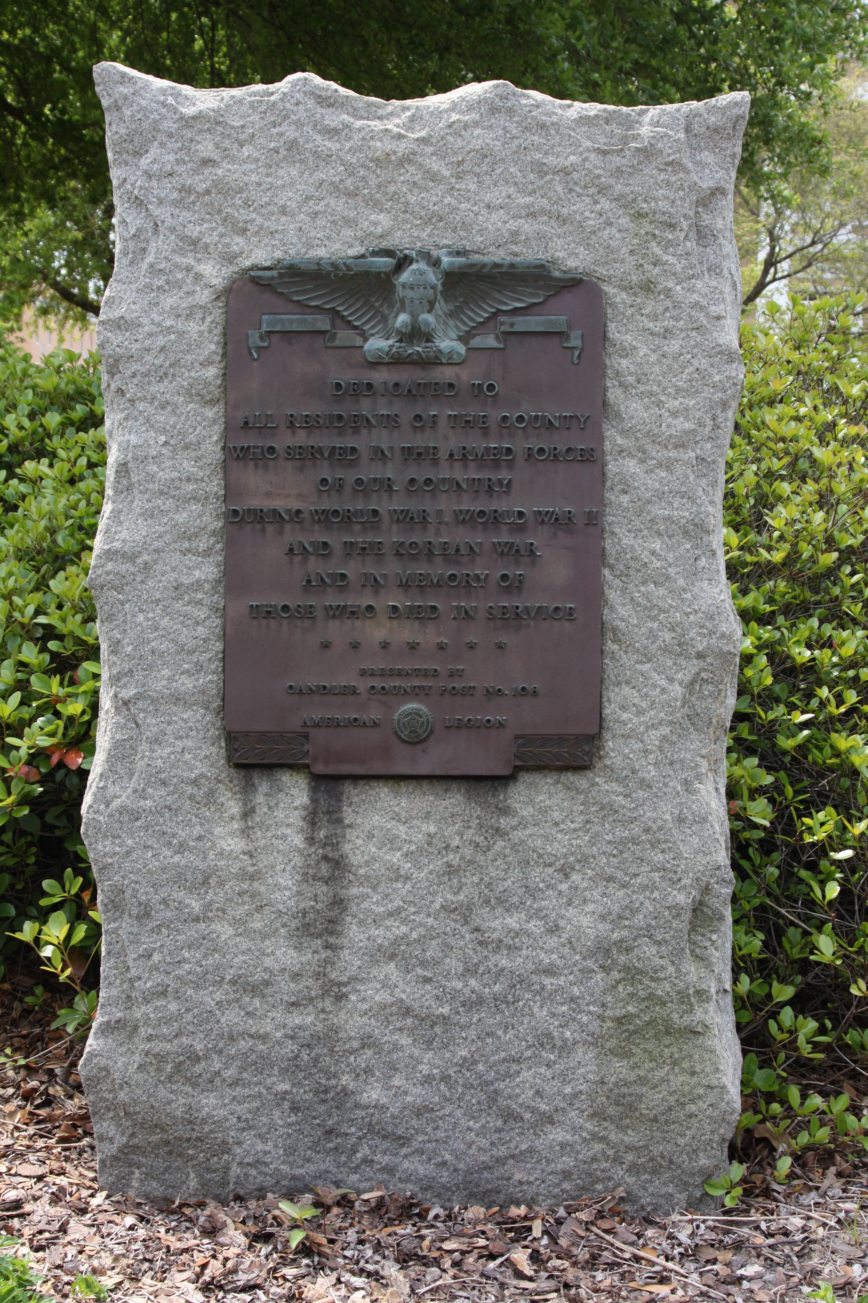 American Legion Armed Forces Tribute Marker