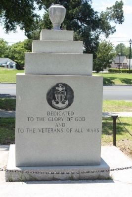 To the Veterans of All The Wars Marker, East face image. Click for full size.