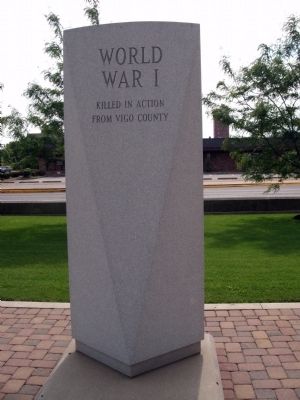 Long View - - World War I War Memorial Marker. Click for full size. Long View - - World War I War Memorial Marker image. Click for full size.