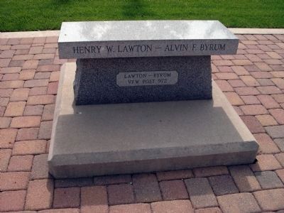 Stone Bench near World War I War Memorial. Click for full size. Stone Bench near World War I War Memorial image. Click for full size.