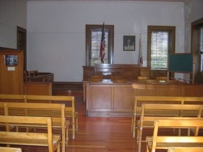 Calaveras County Court Room image. Click for full size.