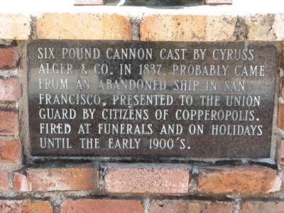 The Cannon Marker. Click for full size. The Cannon Marker image. Click for full size.