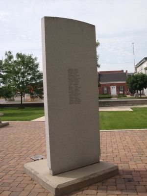 Obverse Long View - - Korean War Memorial. Click for full size. Obverse Long View - - Korean War Memorial image. Click for full size.