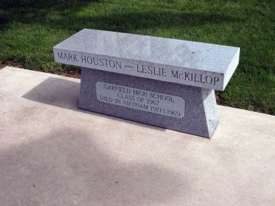 Bench - - Area of Memorial. Click for full size. Bench - - Area of Memorial image. Click for full size.