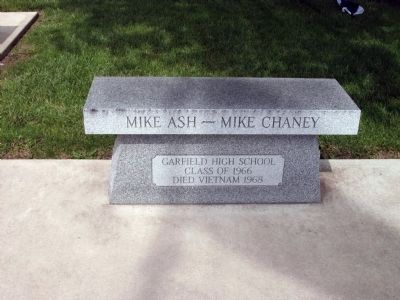 Bench - - Area of Memorial. Click for full size. Bench - - Area of Memorial image. Click for full size.