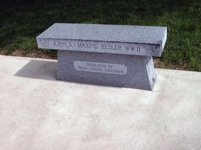 Bench - - Area of Memorial. Click for full size. Bench - - Area of Memorial image. Click for full size.