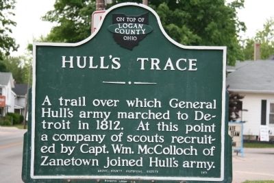Hull's Trace side of the marker image. Click for full size.