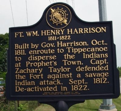 Fort William Henry Harrison Marker. Click for full size. Fort William Henry Harrison Marker image. Click for full size.