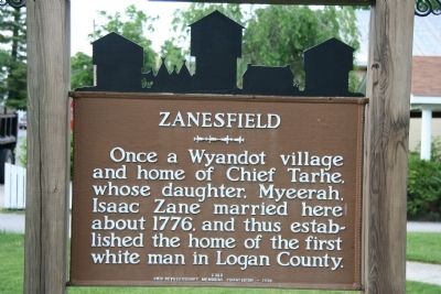 Zanesfield Marker. Click for full size. Zanesfield Marker image. Click for full size.