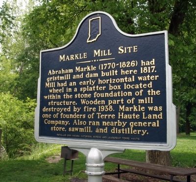 Markle Mill Site Marker. Click for full size. Markle Mill Site Marker image. Click for full size.
