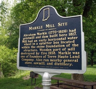 Markle Mill Site Marker image. Click for full size.