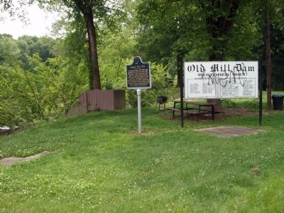 South View - - Markle Mill Site Marker. Click for full size. South View - - Markle Mill Site Marker image. Click for full size.