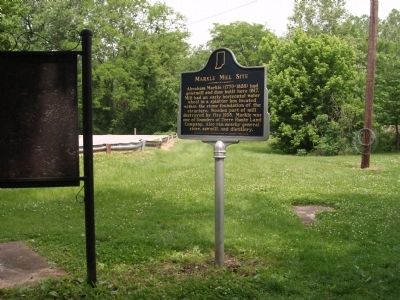 North Wide View - - Markle Mill Site Marker image. Click for full size.