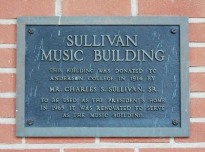 Sullivan Music Building Marker image. Click for full size.