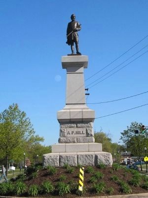 A. P. Hill Monument in Richmond image. Click for full size.