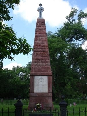 Confederate Cemetery Marker image. Click for full size.