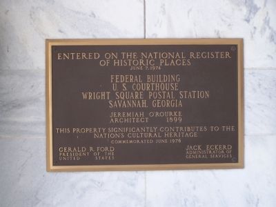 Federal Building and U.S. Courthouse Marker image. Click for full size.