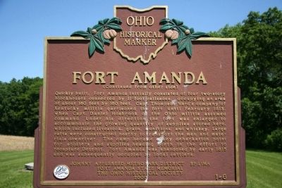 Fort Amanda Marker image. Click for full size.