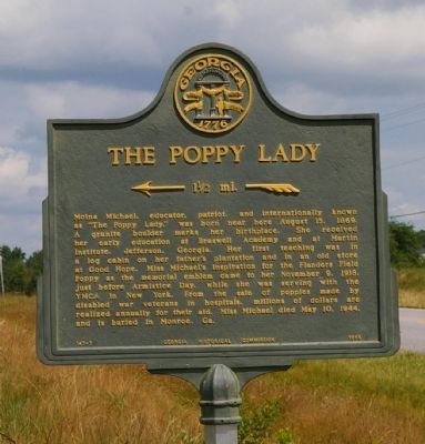 The Poppy Lady Marker image. Click for full size.