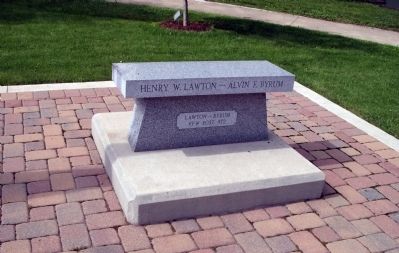 Henry W. Lawton - - Alvin F. Byrum  Memorial Bench image. Click for full size.