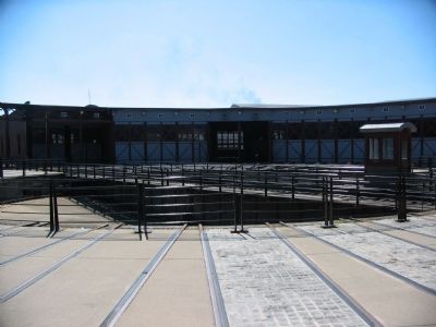 The Turntable and Roundhouse Shops. Click for full size. The Turntable and Roundhouse Shops image. Click for full size.