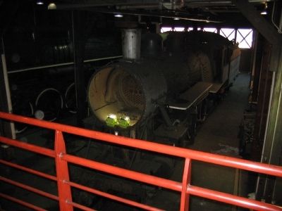 One of the Locomotives in the Shop. Click for full size. One of the Locomotives in the Shop image. Click for full size.