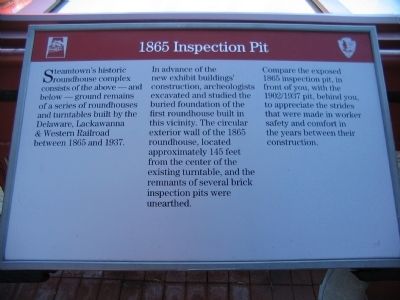 1865 Inspection Pit Marker image. Click for full size.