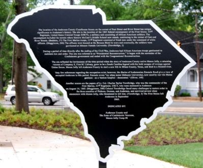 Anderson County Courthouse Annex Park Marker image. Click for full size.