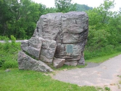 Van Hise Rock and Marker. Click for full size. Van Hise Rock and Marker image. Click for full size.