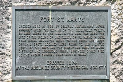 Fort St.. Marys Marker image. Click for full size.