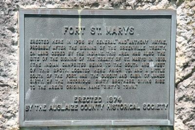 Fort St.. Marys Marker. Click for full size. Fort St.. Marys Marker image. Click for full size.