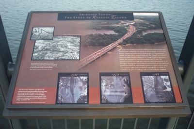Shifting Sands: The Story of Rosalie Island Marker image. Click for full size.
