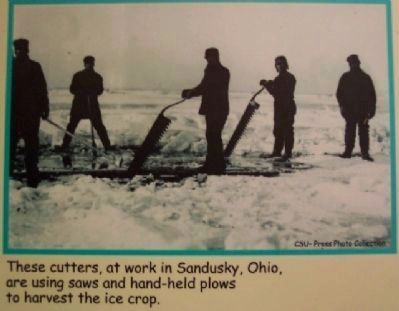 Ice Cutters Photograph on Marker image. Click for full size.