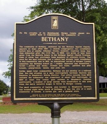 Bethany Marker. Click for full size. Bethany Marker image. Click for full size.